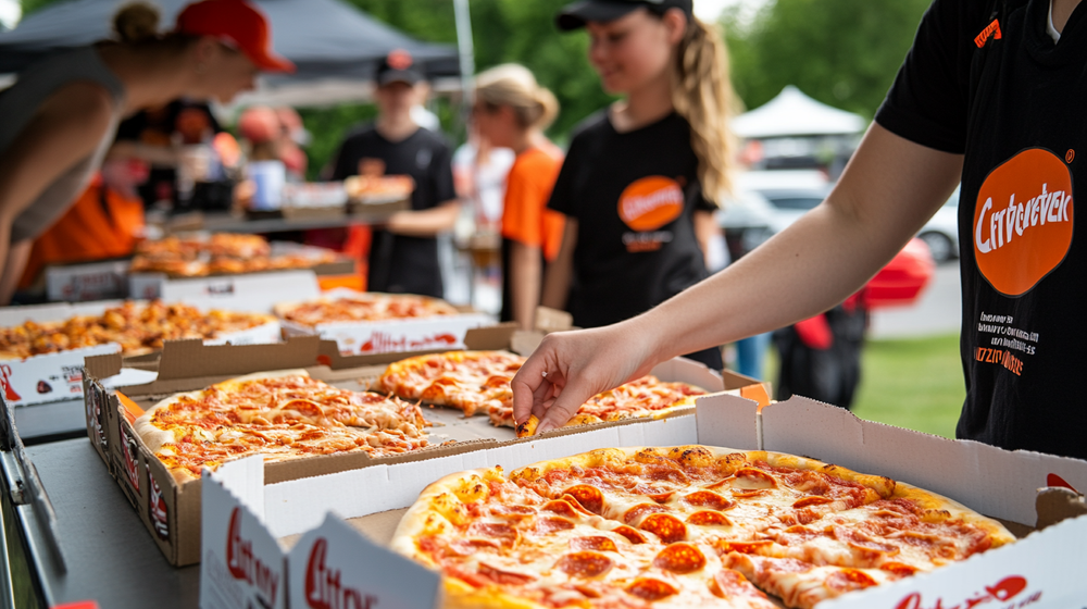 Slices, Smiles, and Community: Little Caesars Brings Joy to Queen City Park