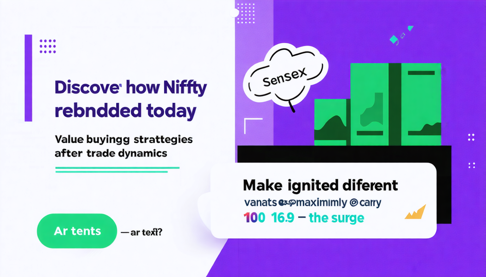 Sensex and Nifty Bounce Back: A Turnaround Story with Early Trade Gains