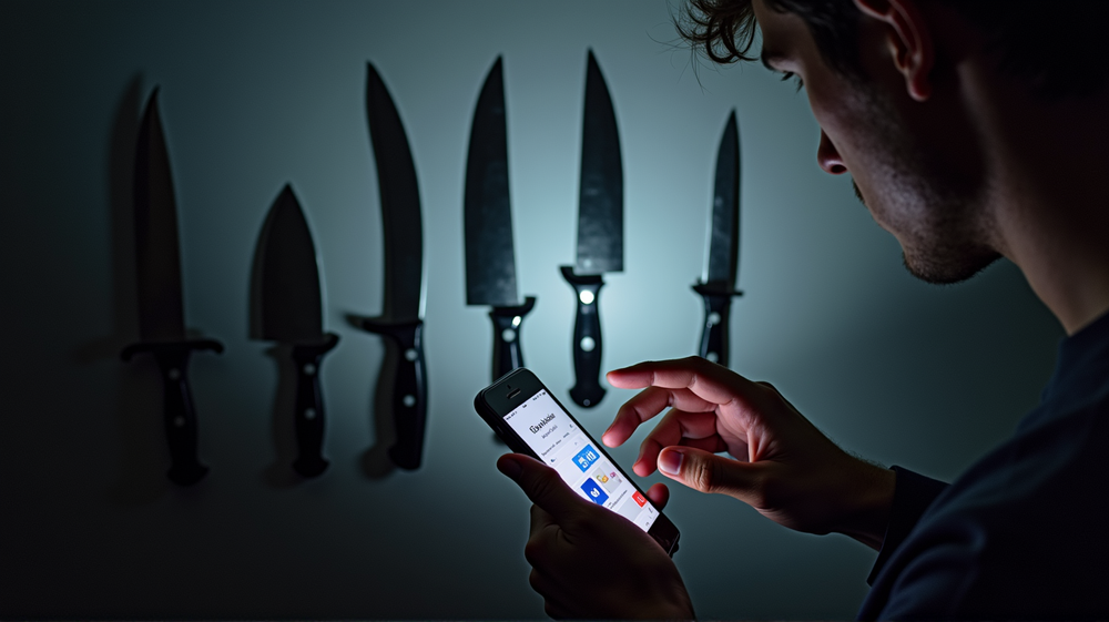 The Alarming Ease of Purchasing Illegal Knives on Social Media