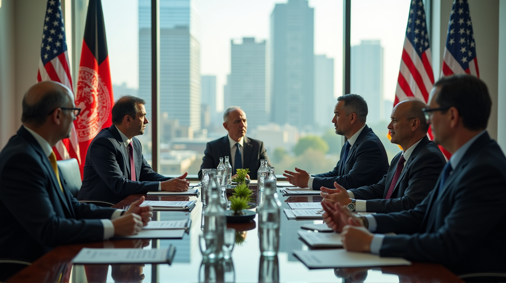 Strategic Economic Talks: DAB and U.S. Trade Chamber Strengthen Ties