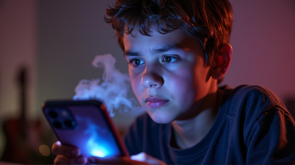 The Hidden Dangers: Social Media's Role in Teen Cannabis and E-cigarette Use