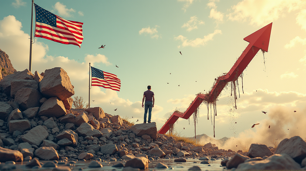 US Economy Faltering: Trump's Trade War Triggers Economic Shrinkage
