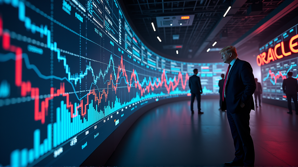 Trump's Tariff Surprise Shakes Dow Jones Futures amid Oracle's Soaring Gains