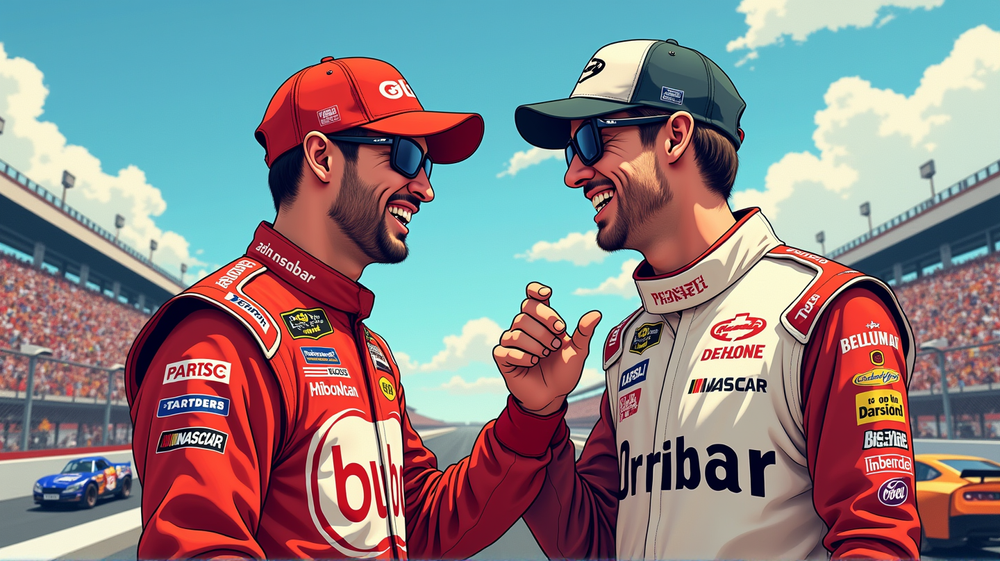 Laughs and Jabs: Denny Hamlin and Mamba Smith's Prank-Fueled Social Media Showdown