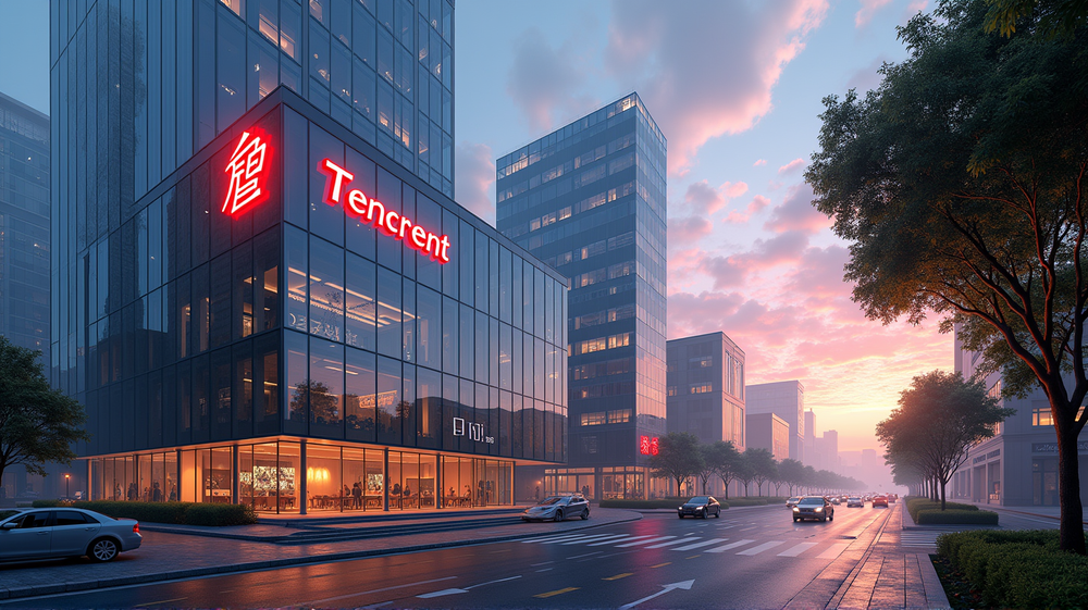 Tencent Surges Over 2% After Bold Vantage Studios Move