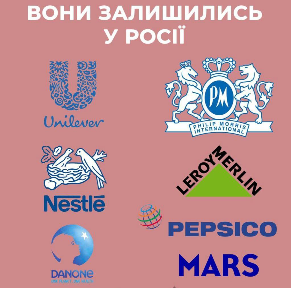 Nestle and Unilever said that the price of their products in Russia could go up by up to 45 percent from April 1