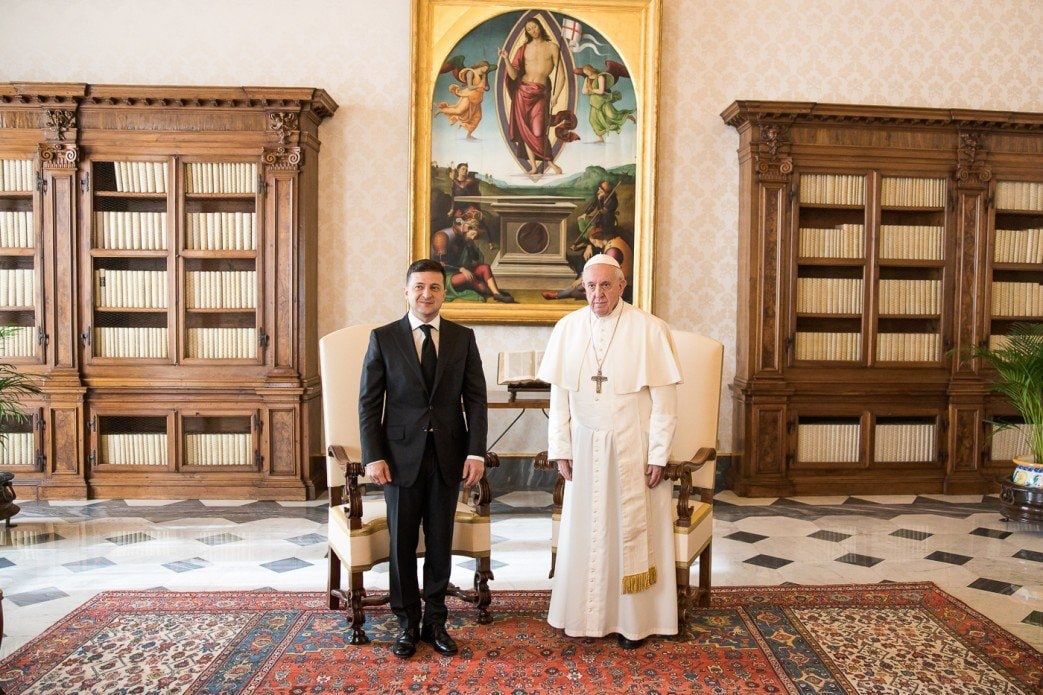 President Zelensky had a conversation with Pope Francis