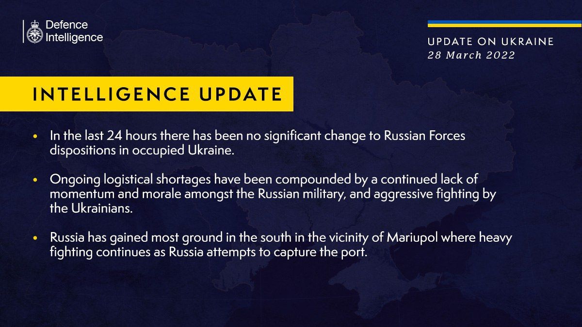 What British intelligence is saying about the Russian military offensive in Ukraine: